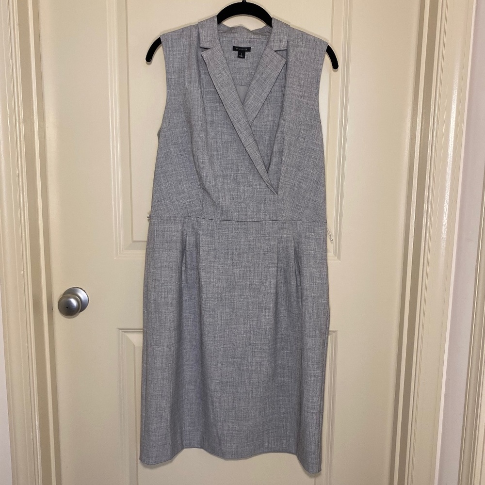 Ann Taylor Collared Belted Dress - Picture 7 of 12